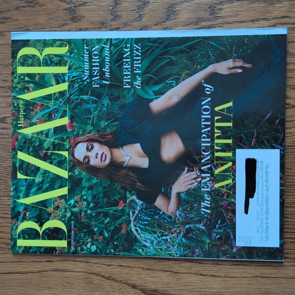 Harper's Bazaar Magazine The Freedom Issue The Emancipation Of Anitta June 2023